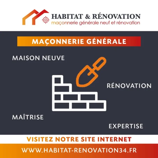 Une équipe de maçons qualifiés. Construire une maison neuve, rénover une bâtisse…